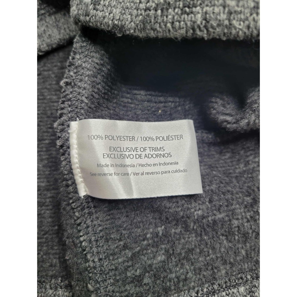 Woolrich Fleece Sweater Mens Size XL Gray 1/4 Snaps Pullover Pocket Polyester - Picture 6 of 6